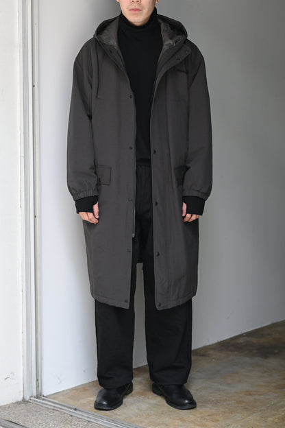barbell object / padded coat -BLACK