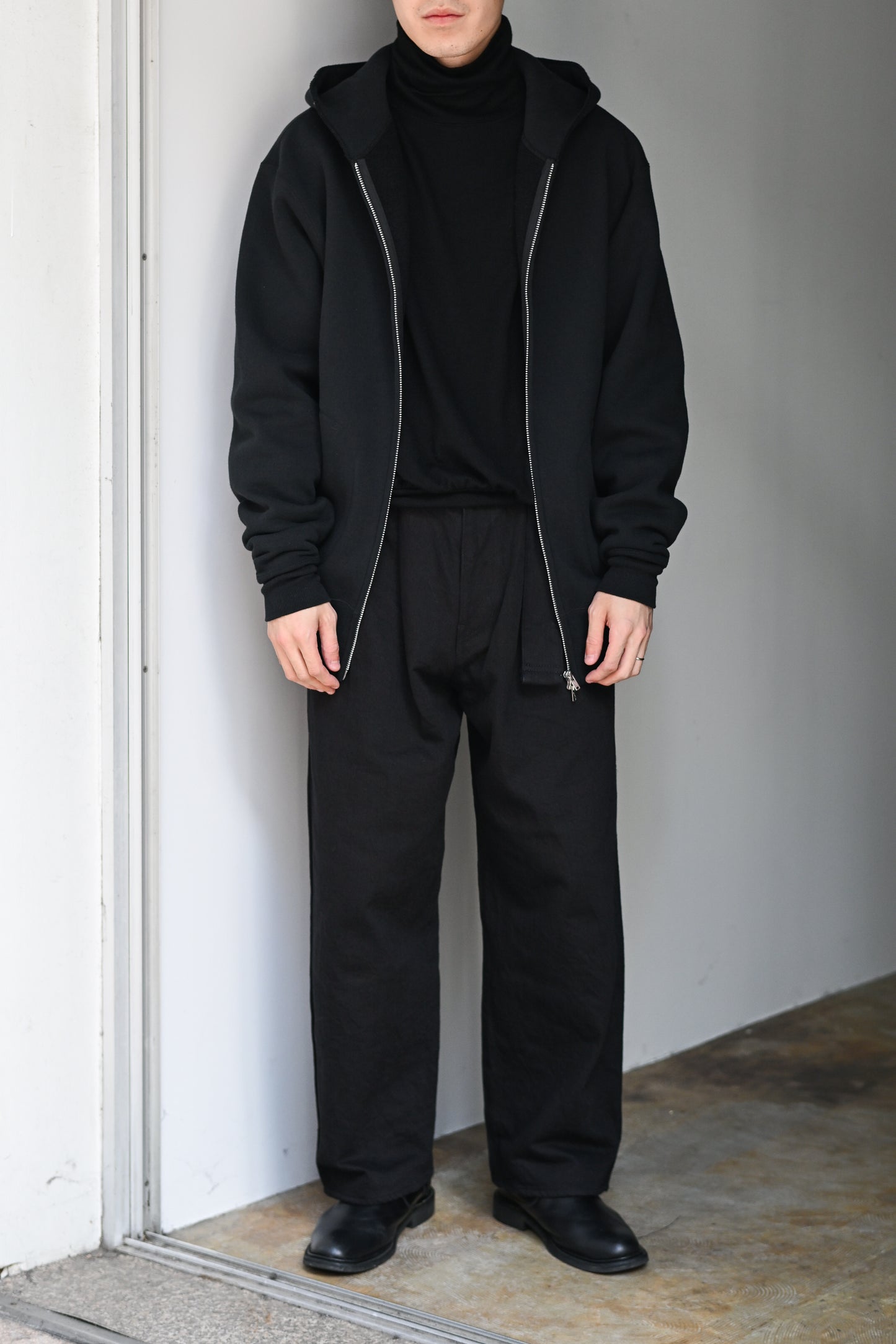 A.G.SPALDING & BROS / ZIP UP SWEAT HOODIE -BLACK