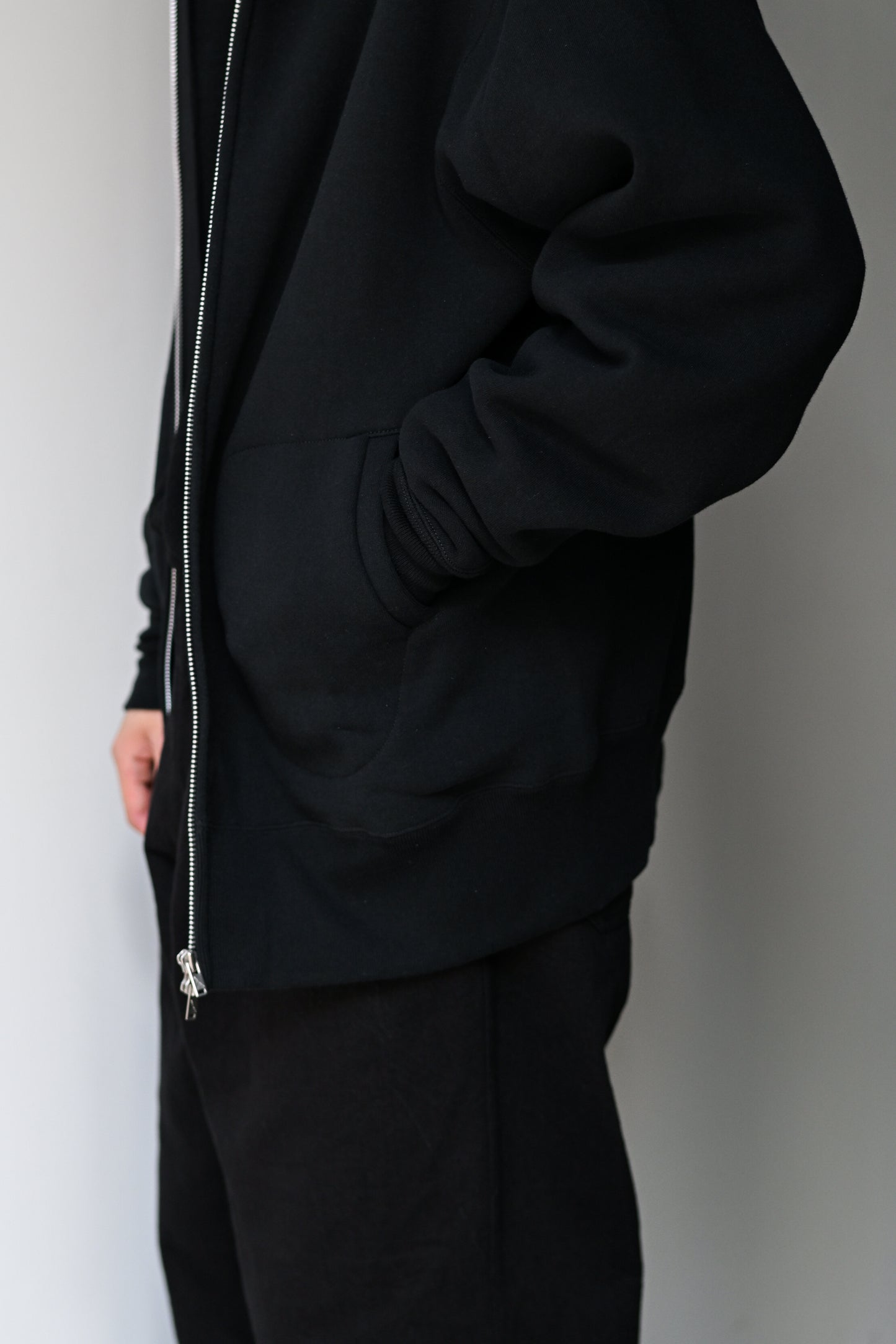 A.G.SPALDING & BROS / ZIP UP SWEAT HOODIE -BLACK