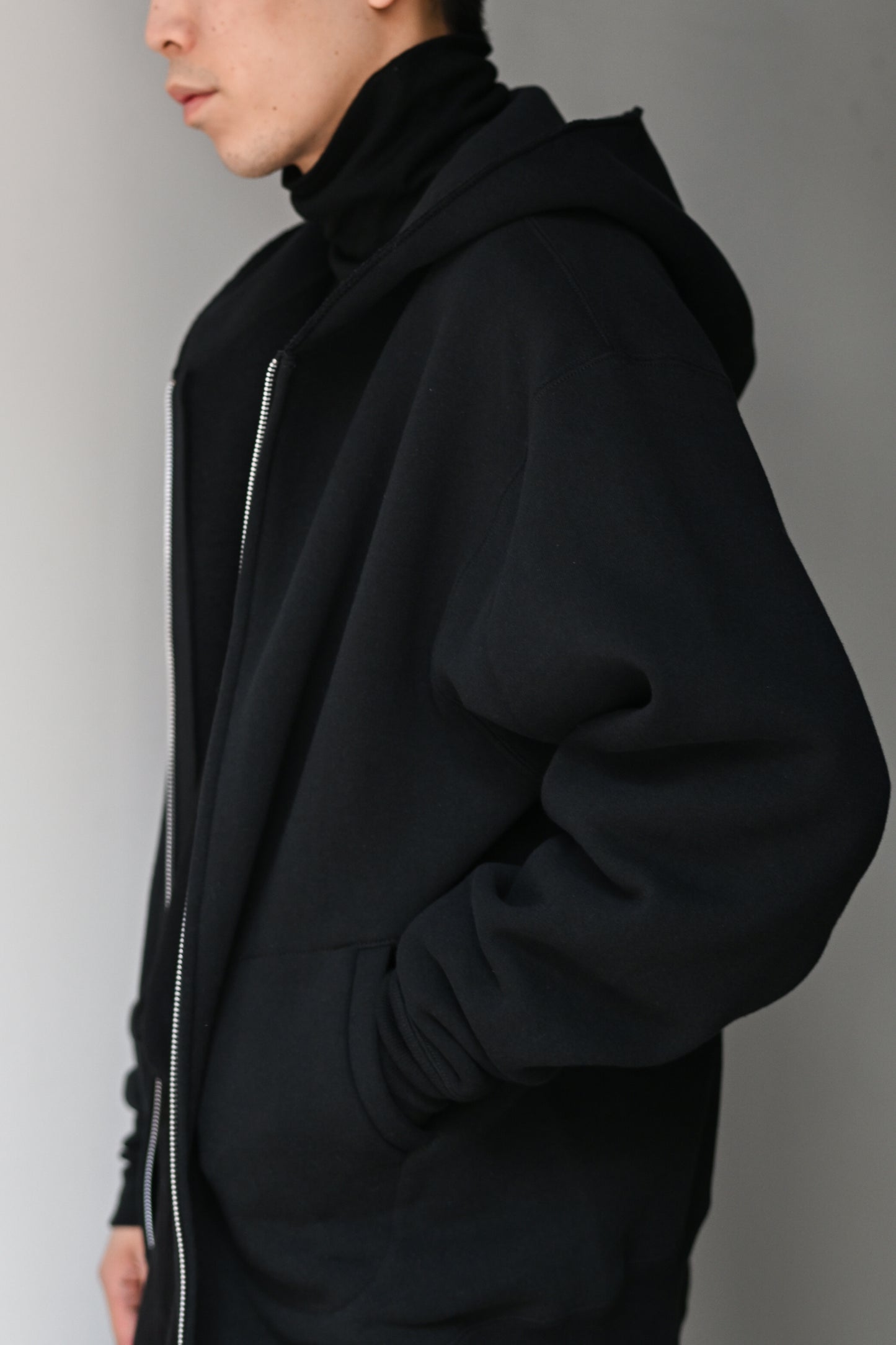 A.G.SPALDING & BROS / ZIP UP SWEAT HOODIE -BLACK