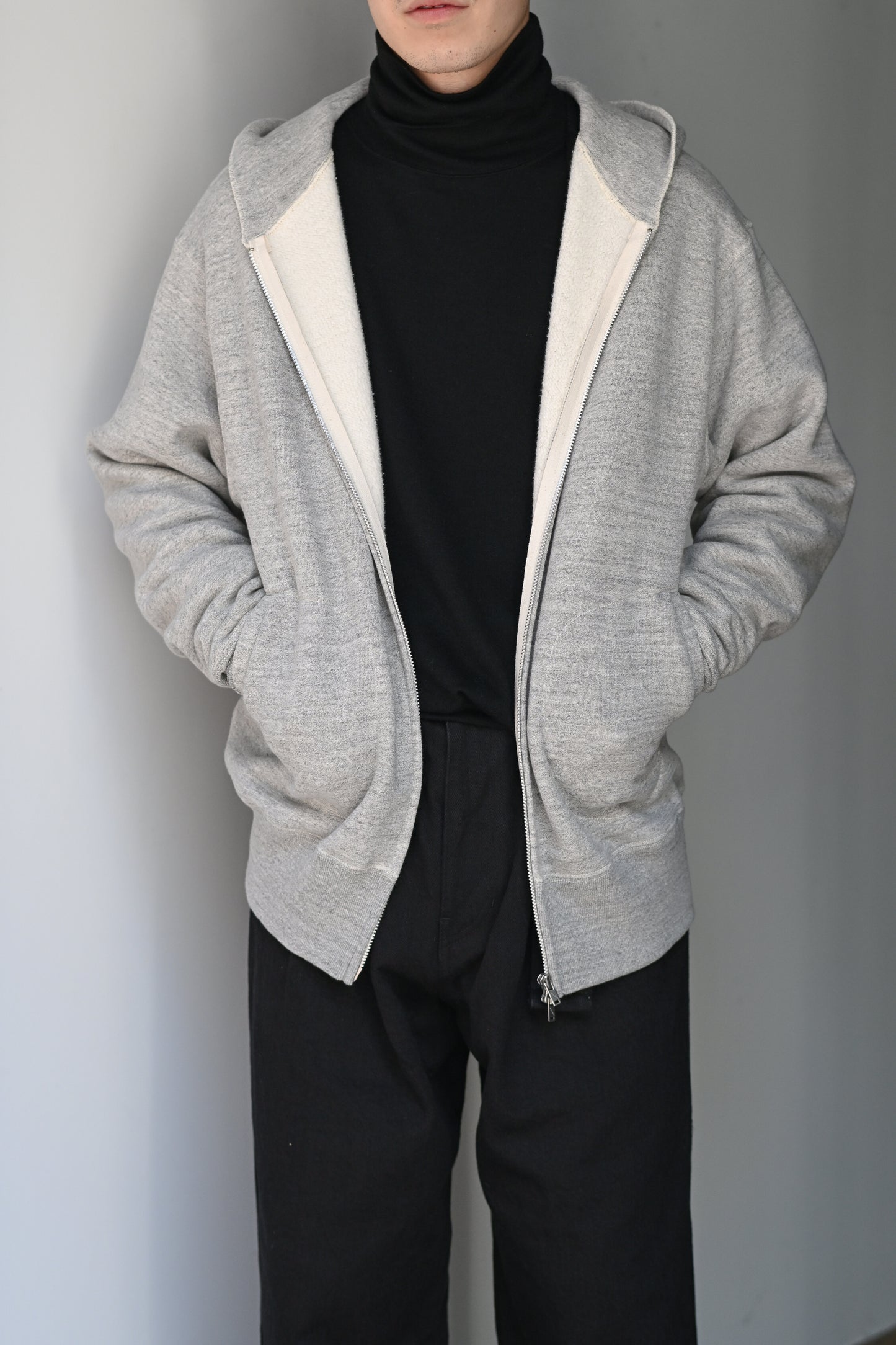 A.G.SPALDING & BROS / ZIP UP SWEAT HOODIE -GREY