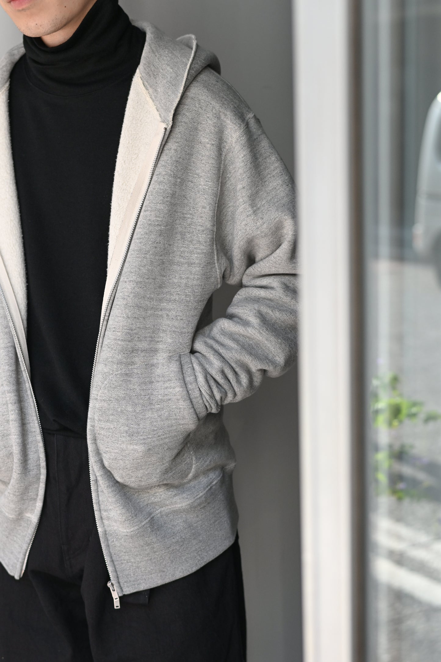 A.G.SPALDING & BROS / ZIP UP SWEAT HOODIE -GREY