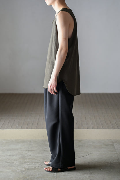 barbell object / liner top -KHAKI