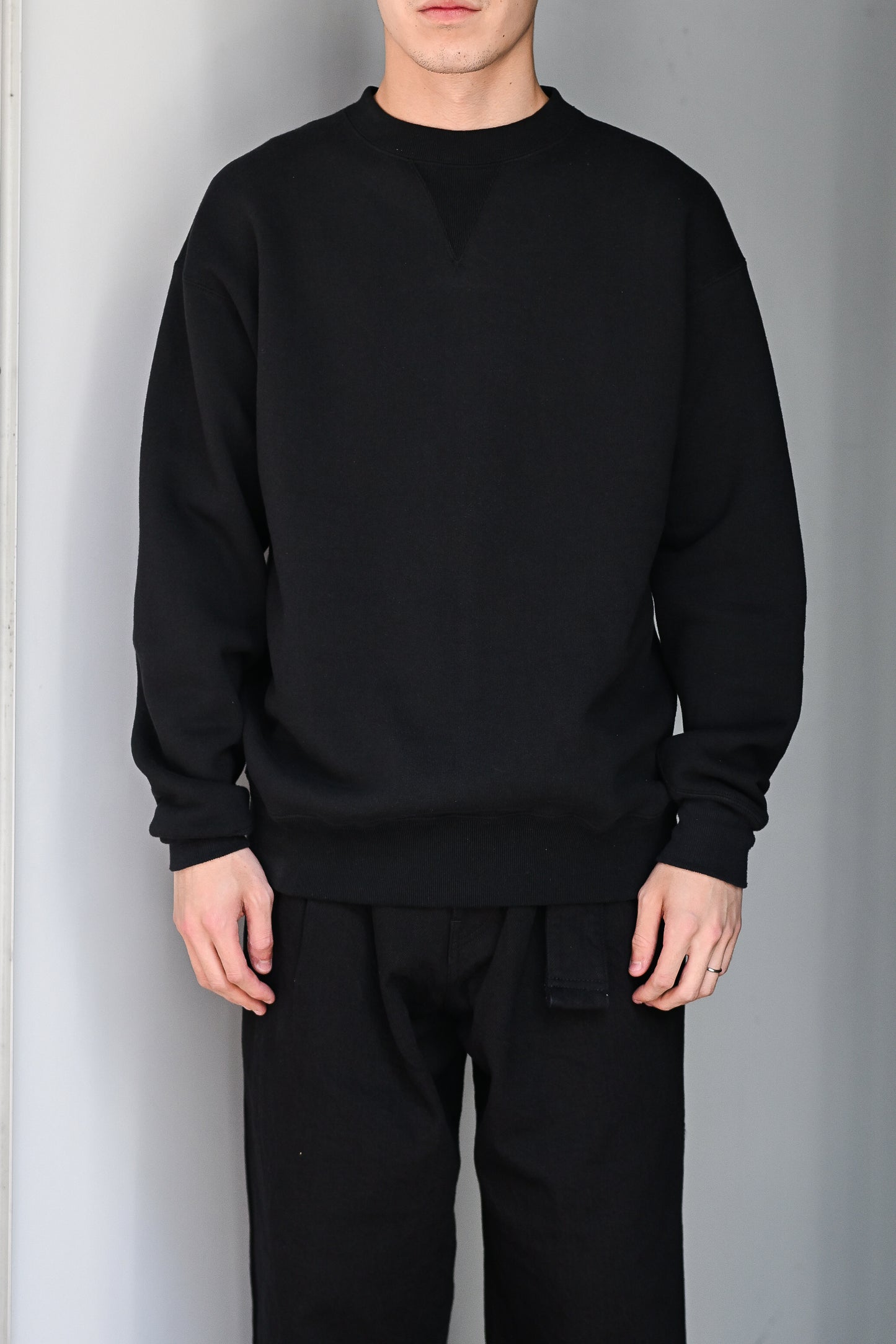 A.G.SPALDING & BROS / TRAINING SWEAT SHIRTS -BLACK