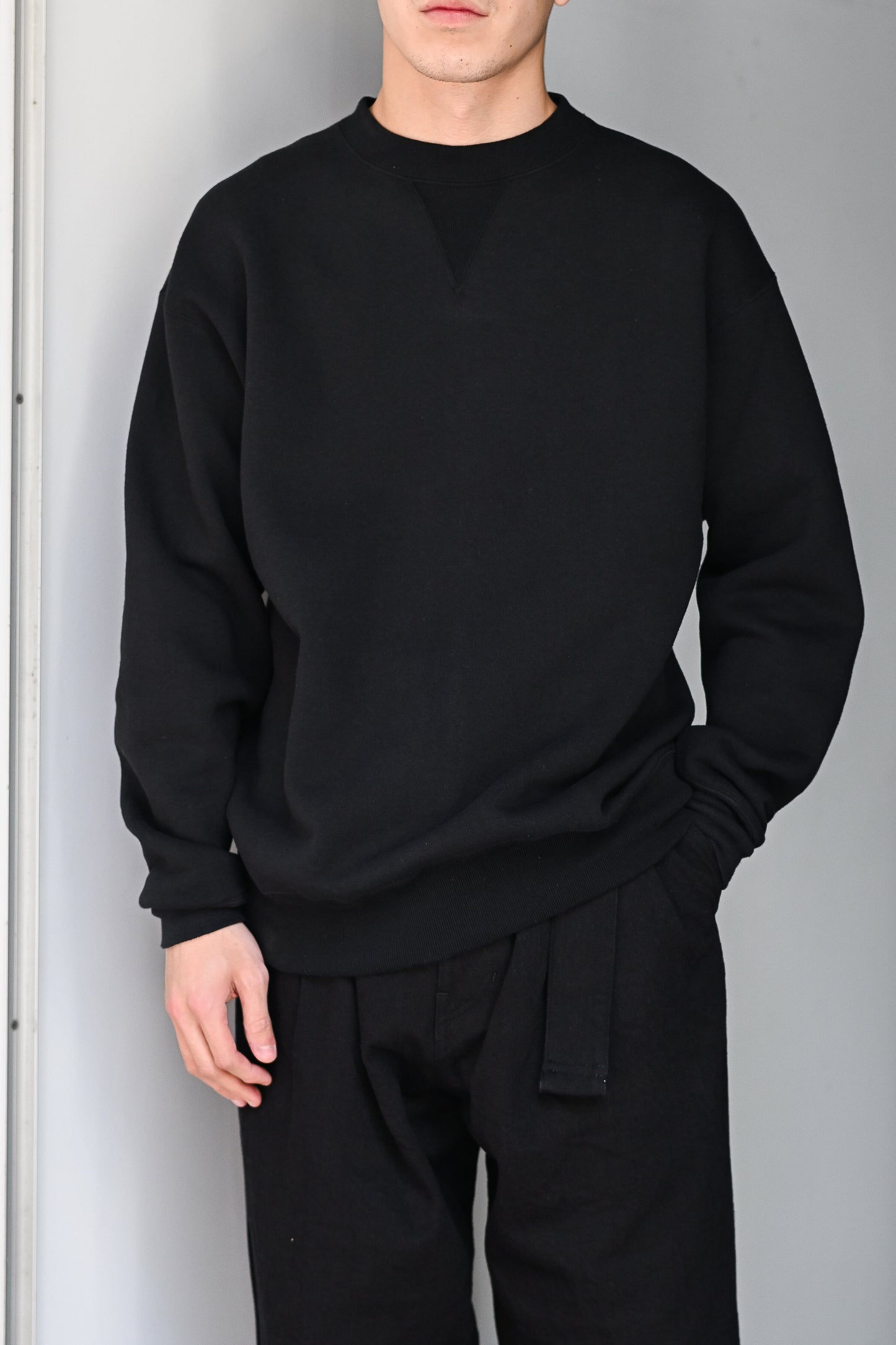 A.G.SPALDING & BROS / TRAINING SWEAT SHIRTS -BLACK