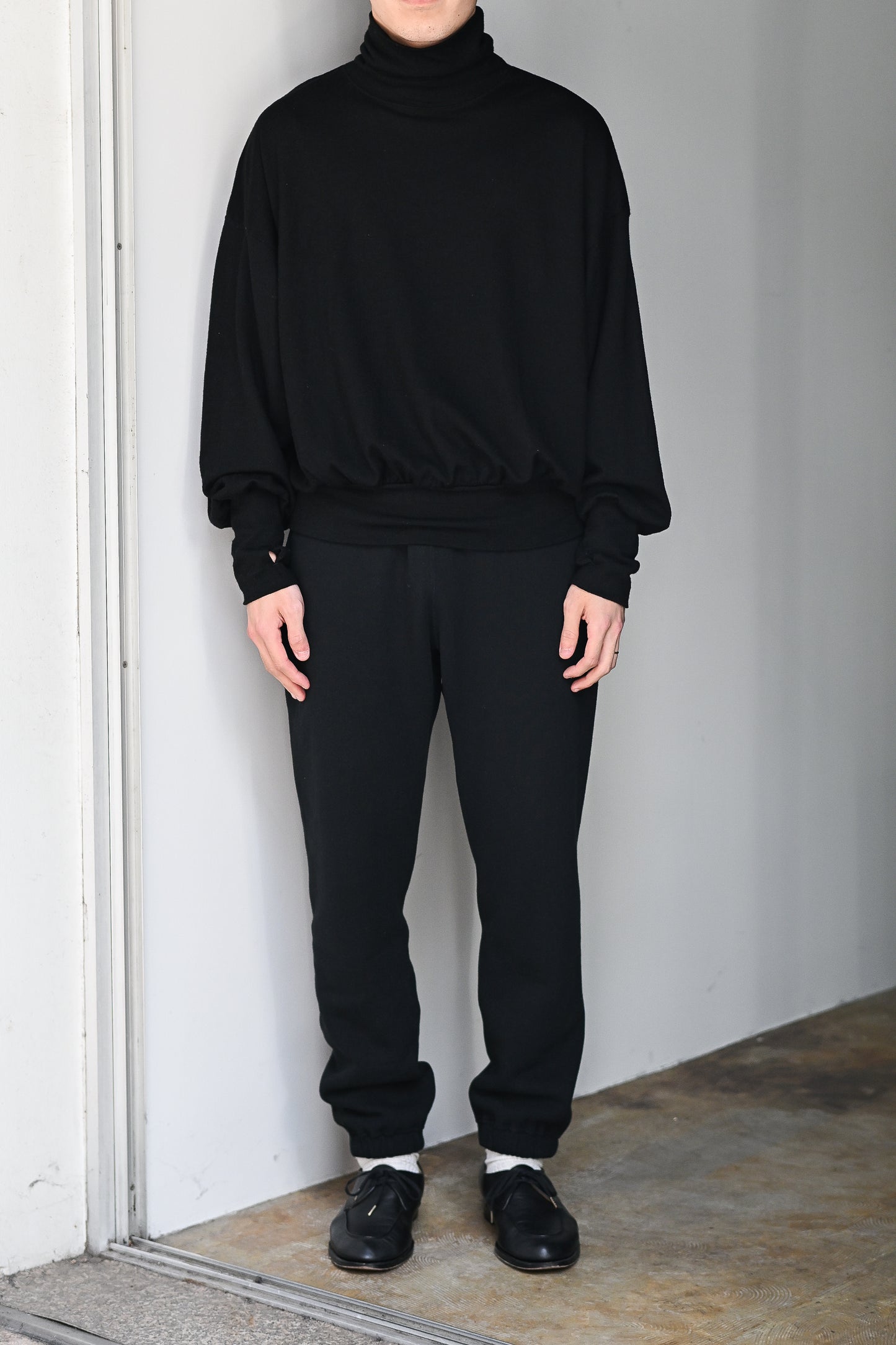 A.G.SPALDING & BROS / TRAINING SWEAT PANTS -BLACK