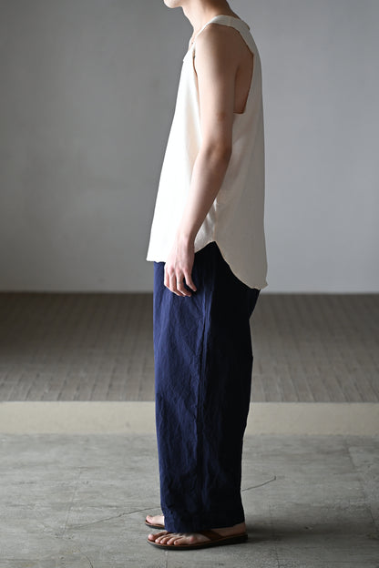 barbell object / liner top -ECRU