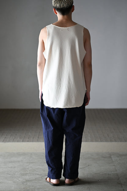 barbell object / liner top -ECRU