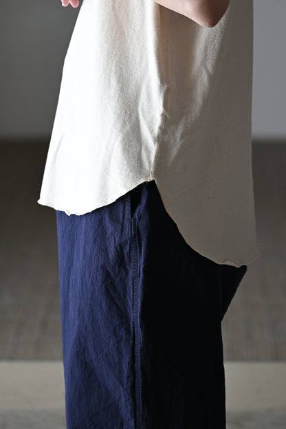 barbell object / liner top -ECRU