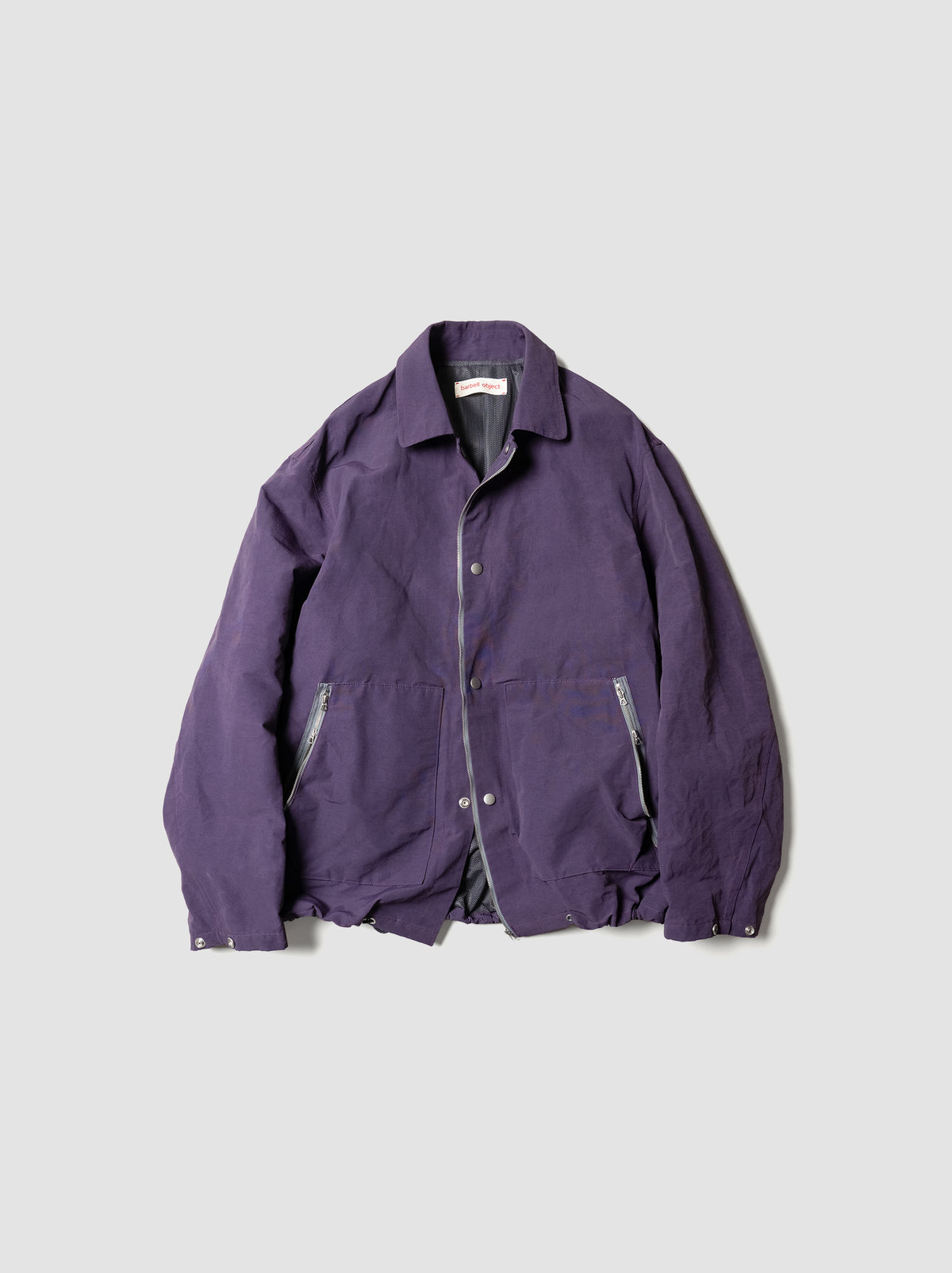 barbell object / coach jkt -PURPLE