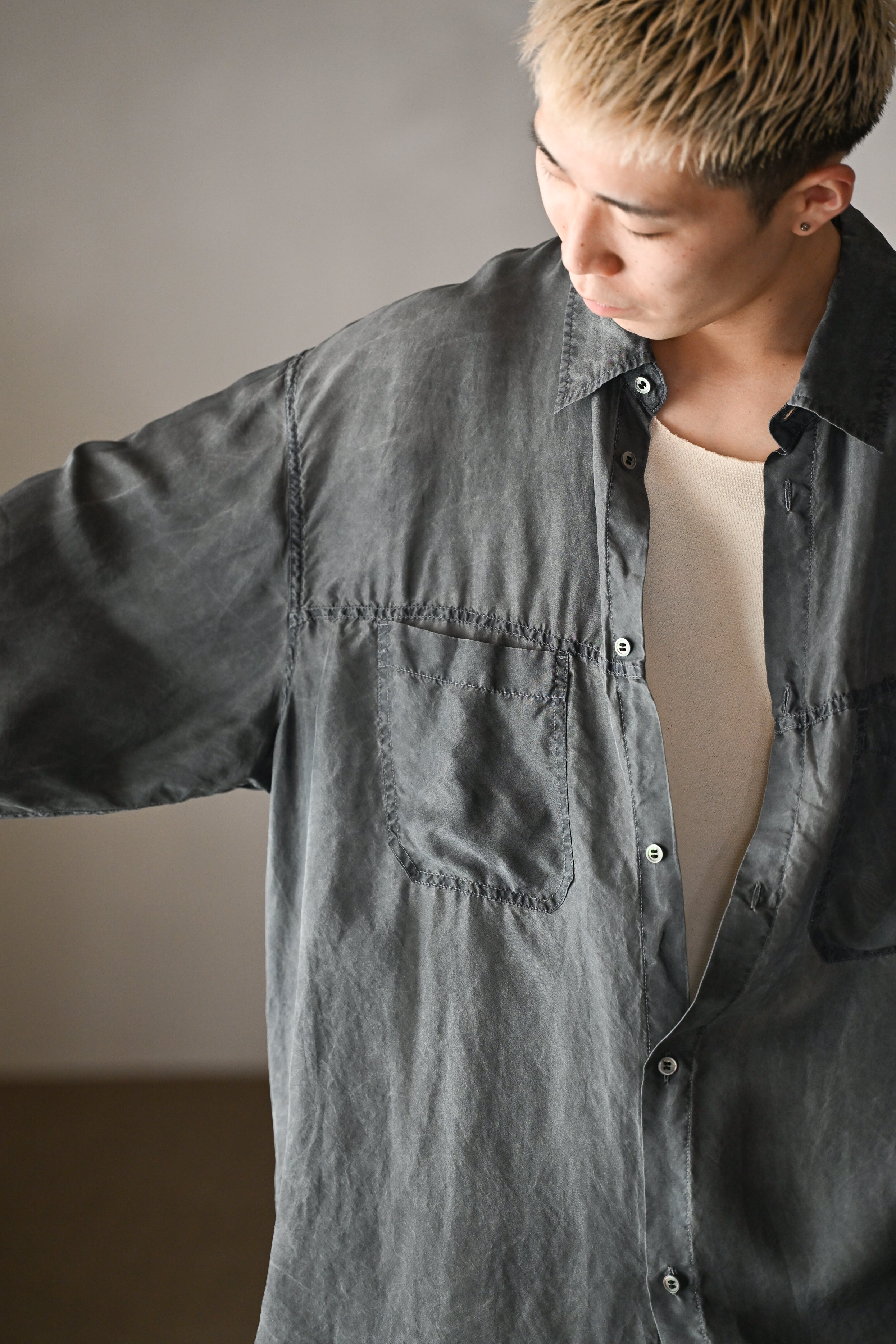 barbell object / pk sh -FADE NAVY – and father