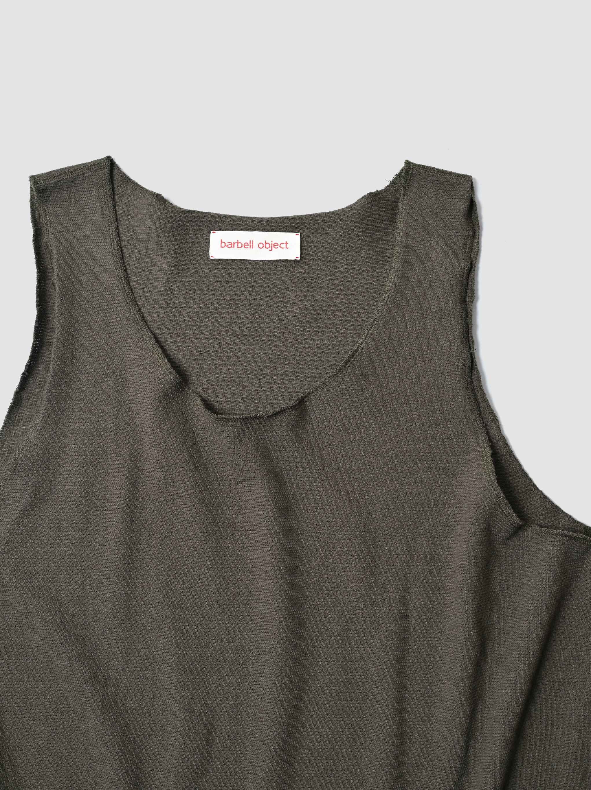 barbell object / liner top -KHAKI – and father