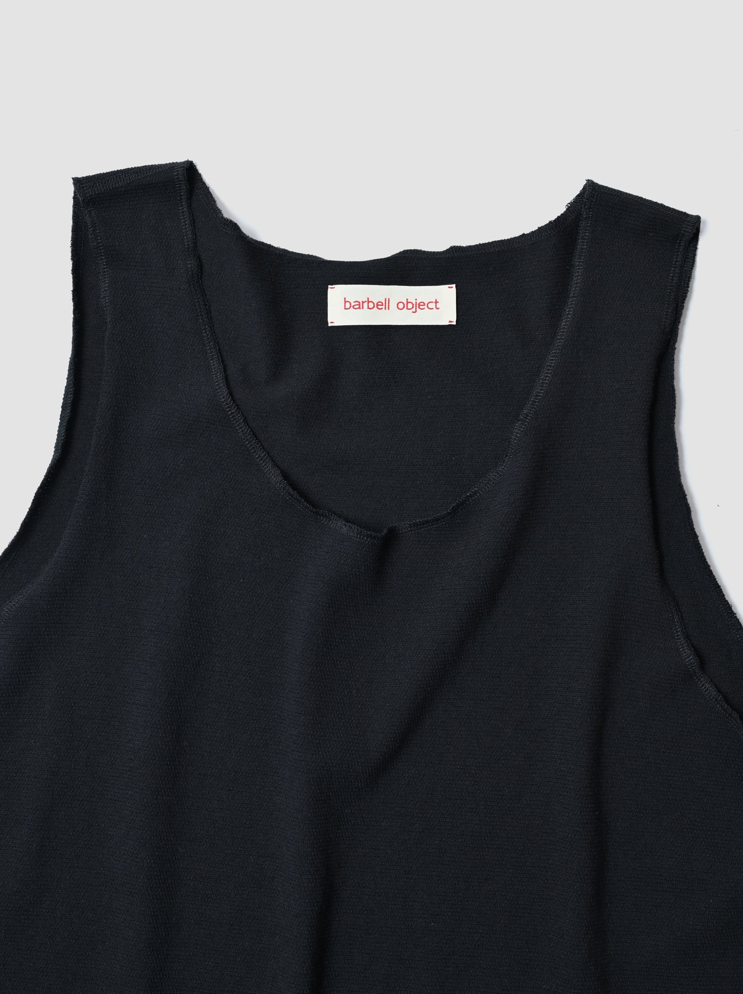 barbell object / liner top -BLACK