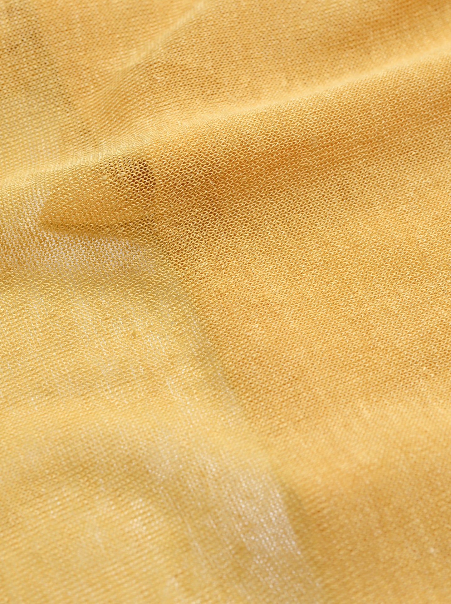 barbell object / knit po -YELLOW