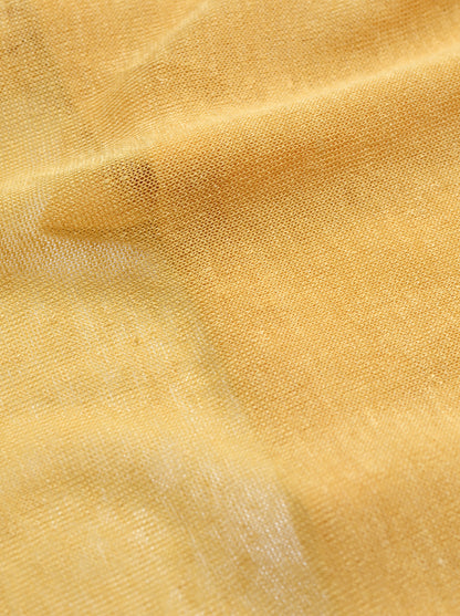 barbell object / knit po -YELLOW