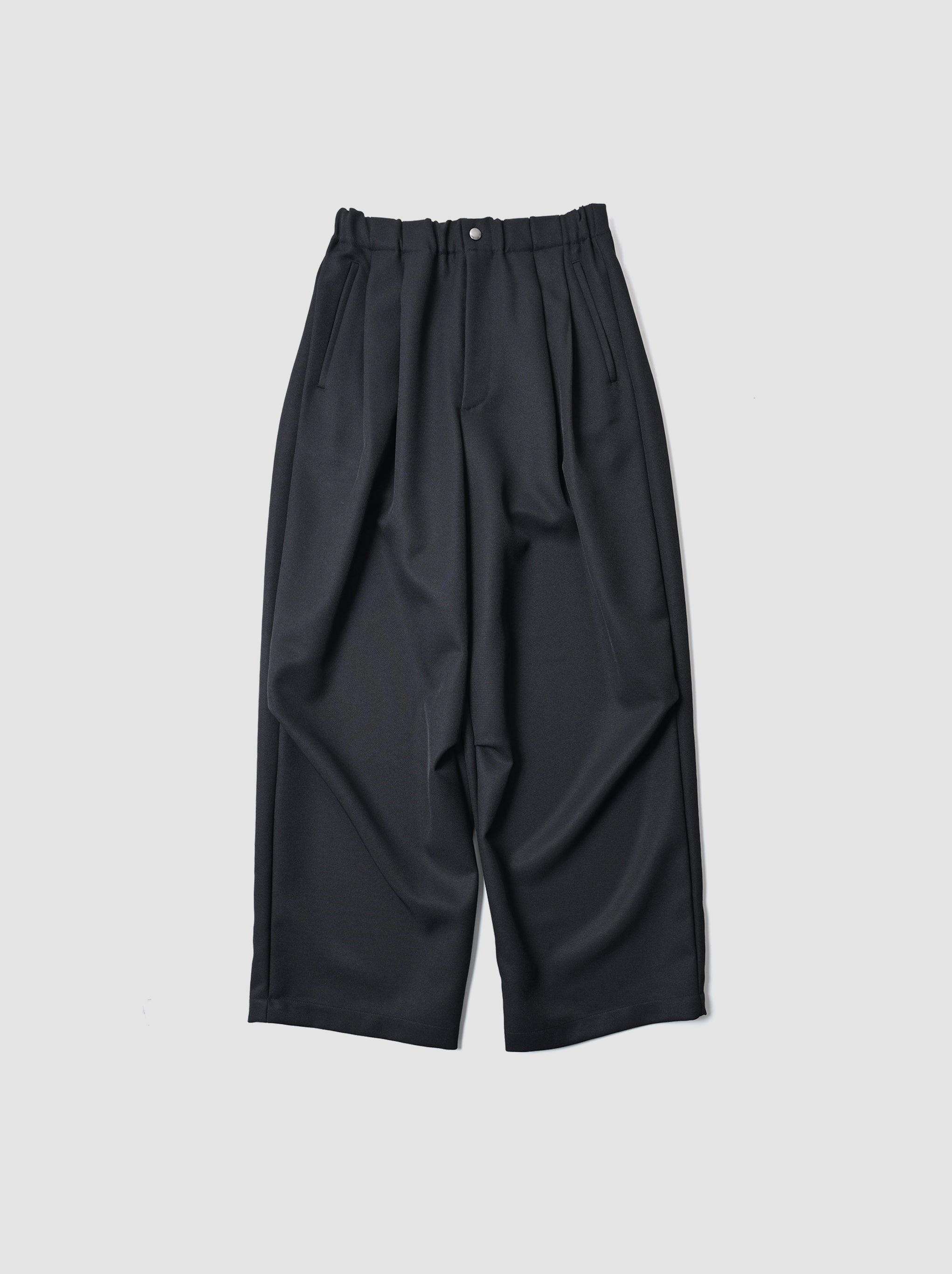 Antwort / DRAPE TUCK PANTS -BLACK – and father