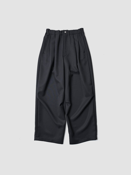 Antwort / DRAPE TUCK PANTS -BLACK