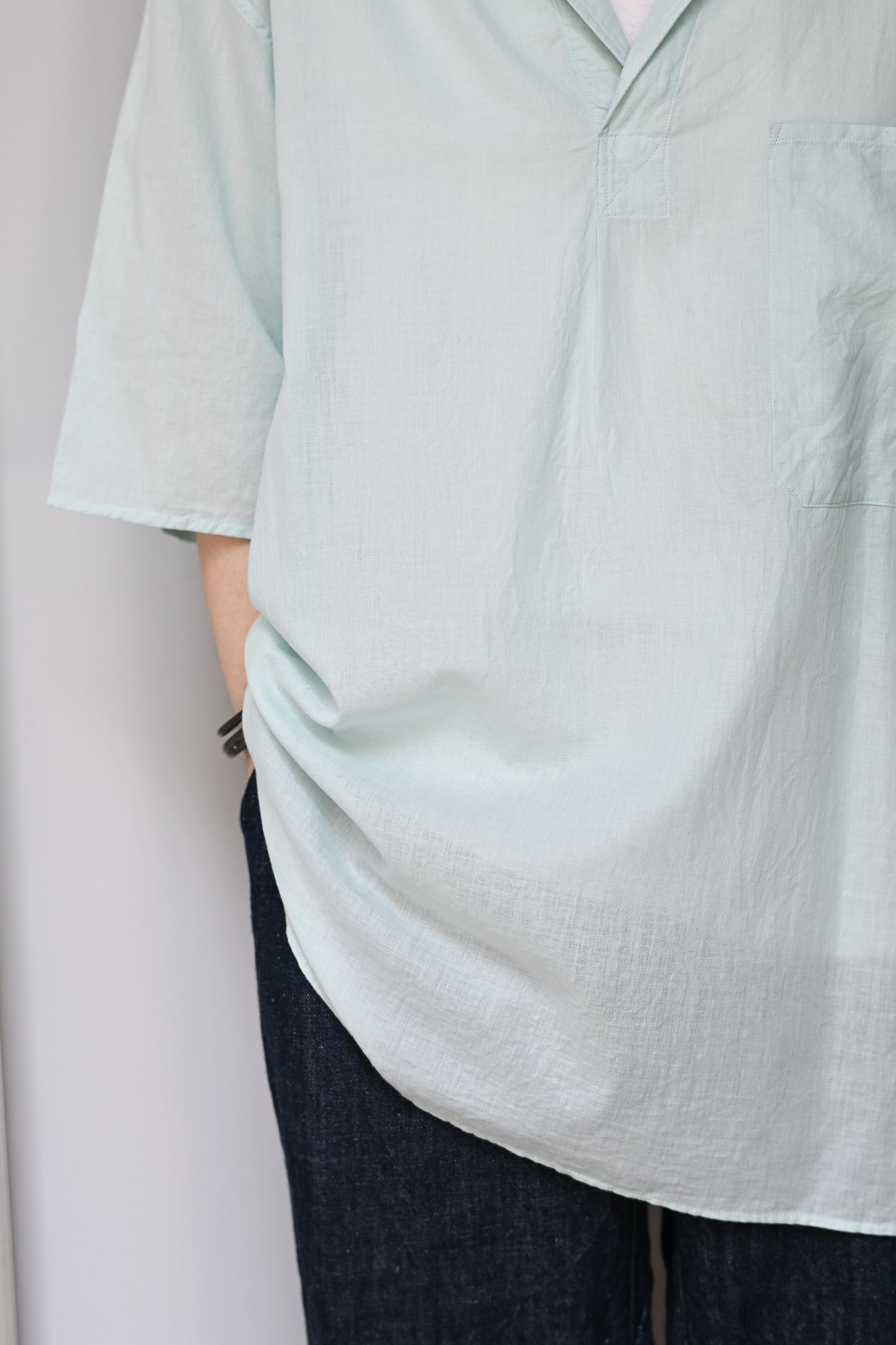 KAPTAIN SUNSHINE / Pullover SS Shirt -MINT
