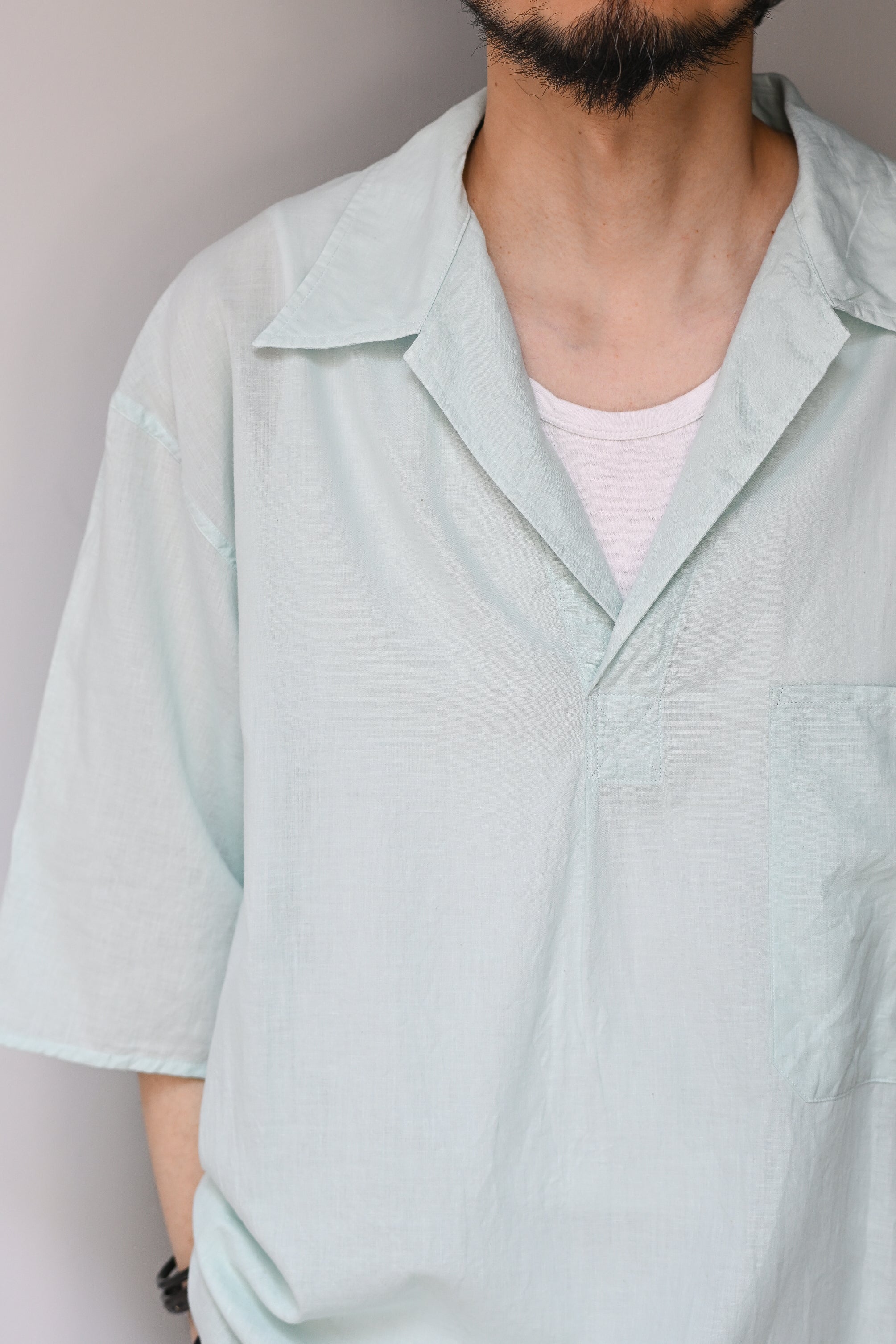 KAPTAN SUNSHINE ポロシャツ サイズ38 ライトグリーン KAPTAIN SUNSHINE (キャプテン サンシャイン) Knit Polo Shirt