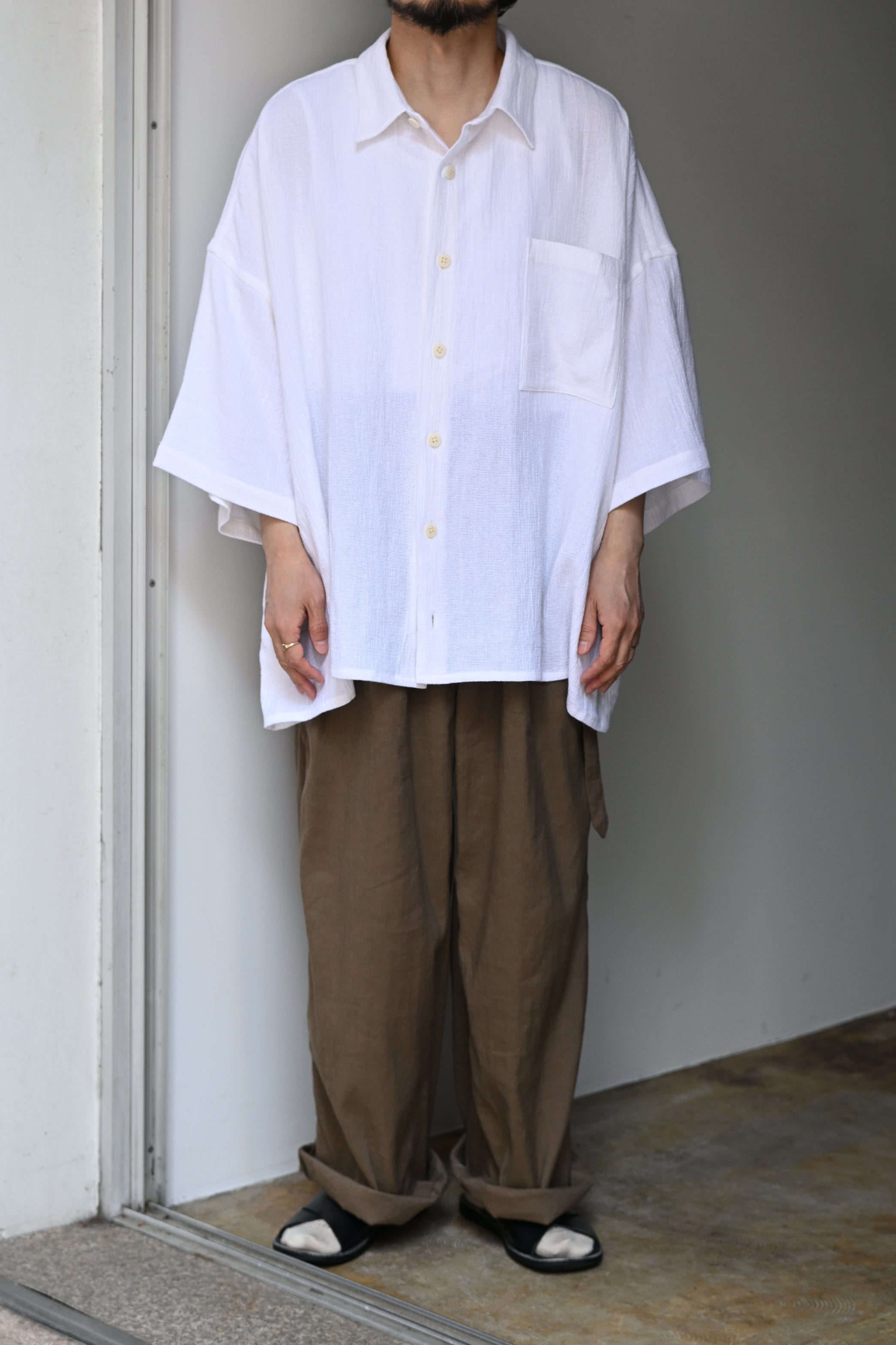 WHOWHAT / 5X SHIRT -WHITE – and father
