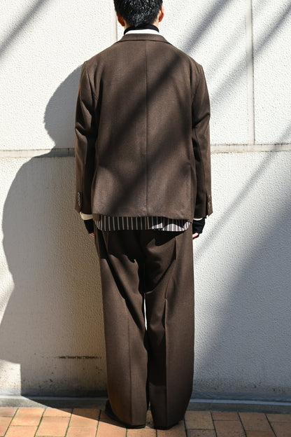 ANTOS. / BOXY DB BLAZER & SAILOR TROUSERS -BROWN