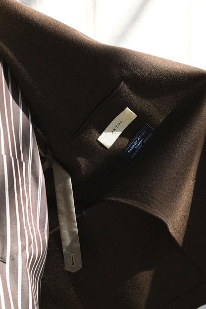 ANTOS. / BOXY DB BLAZER & SAILOR TROUSERS -BROWN