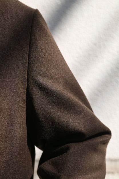 ANTOS. / BOXY DB BLAZER & SAILOR TROUSERS -BROWN