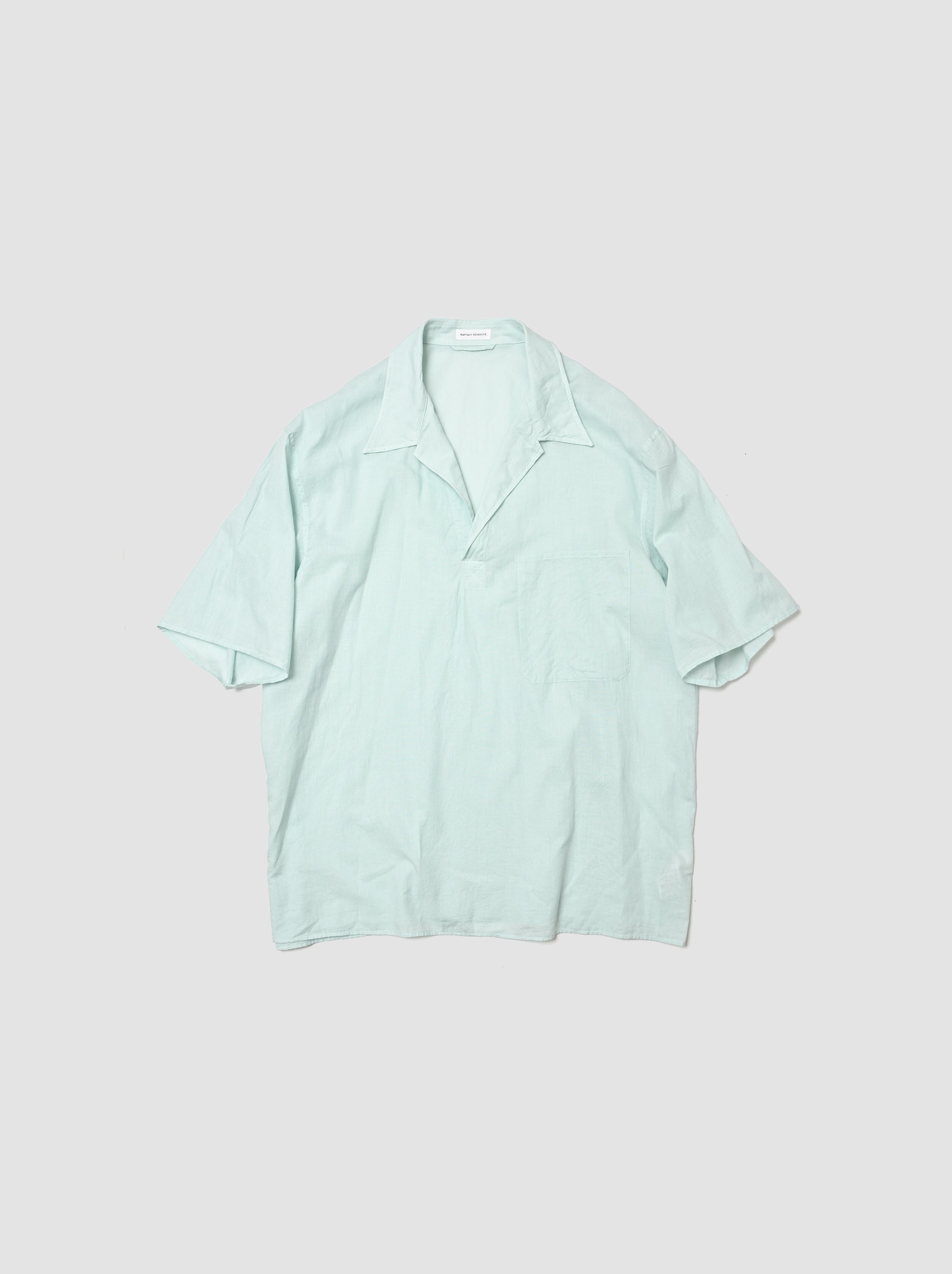 KAPTAIN SUNSHINE / Pullover SS Shirt -MINT – and father