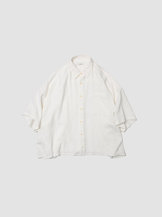 WHOWHAT / 5X SHIRT  <SHORT SLEEVE> -WHITE