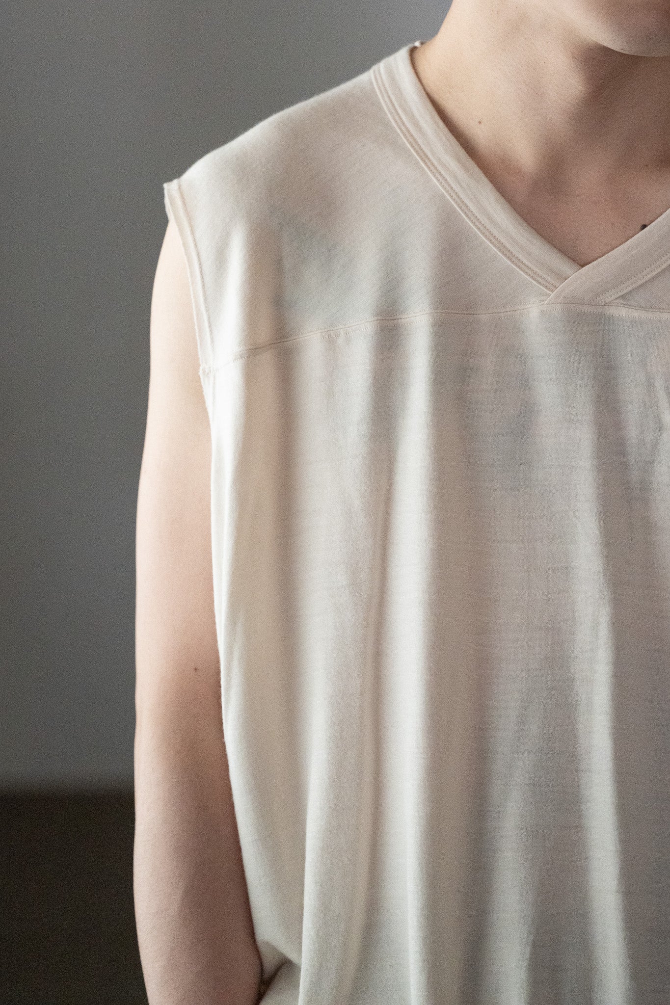barbell object / sw ns top -ECRU