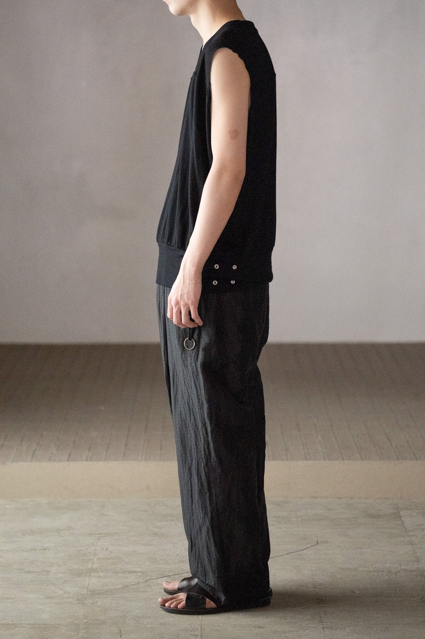 barbell object / sw ns top -BLACK – and father