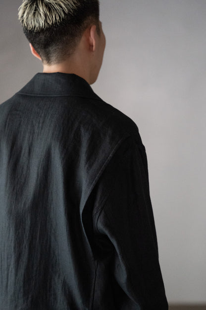 ANTOS. / MILITARY BLOUSON -BLACK