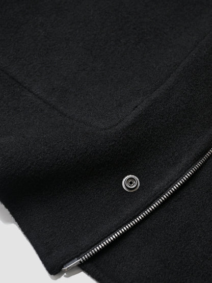 barbell object / r/w off coat -BLACK