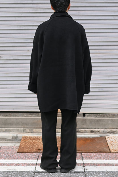 barbell object / r/w off coat -BLACK