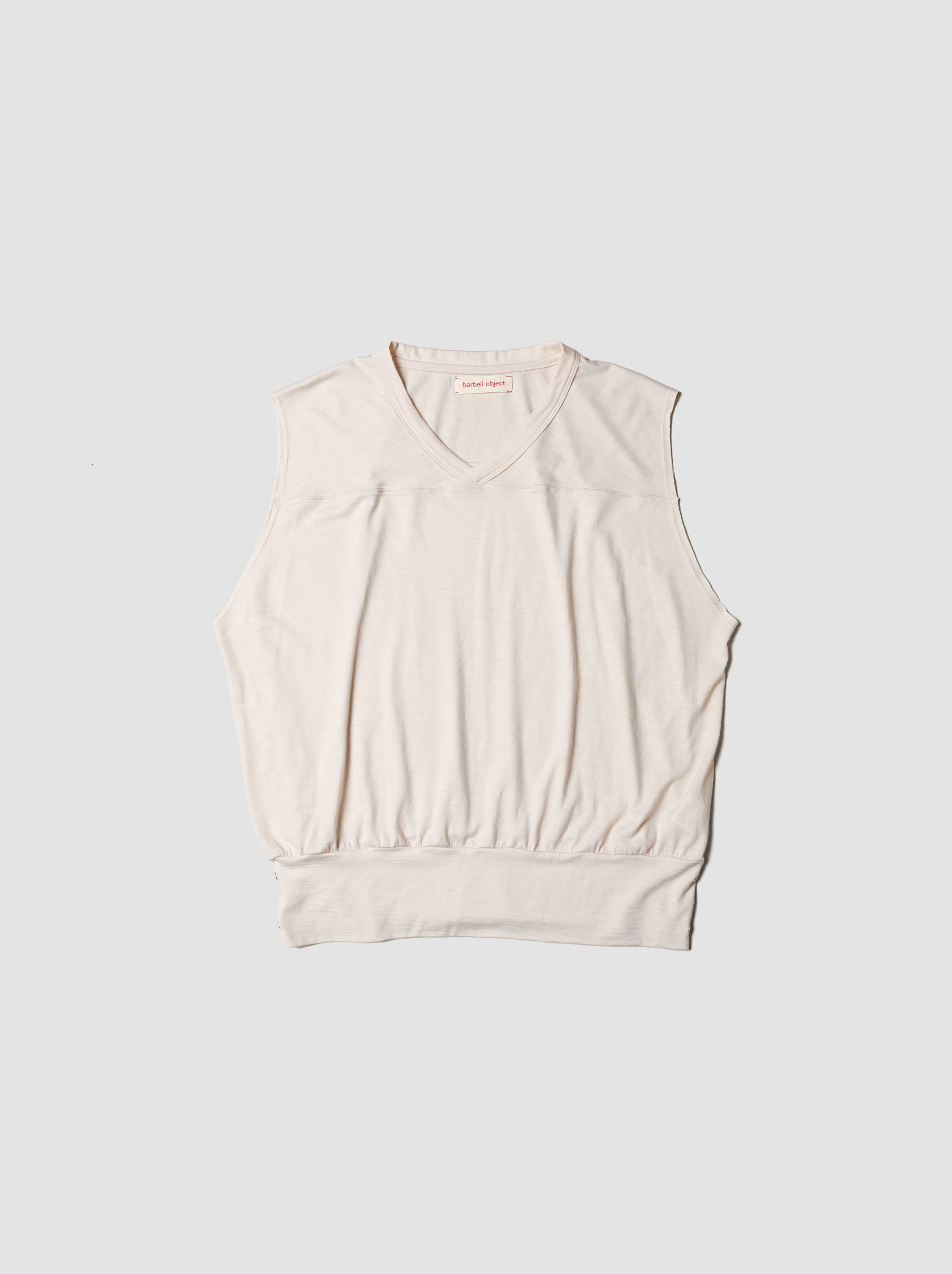 barbell object / sw ns top -ECRU
