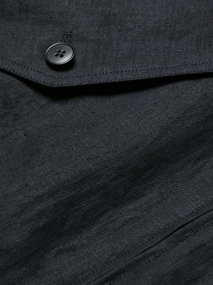 ANTOS. / MILITARY BLOUSON -BLACK