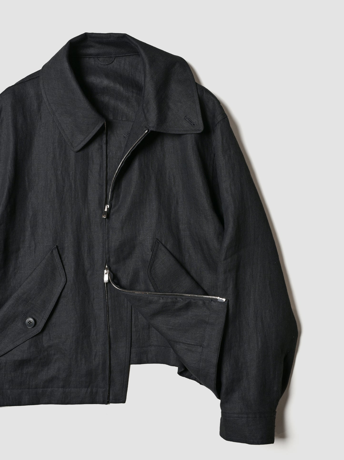 ANTOS. / MILITARY BLOUSON -BLACK