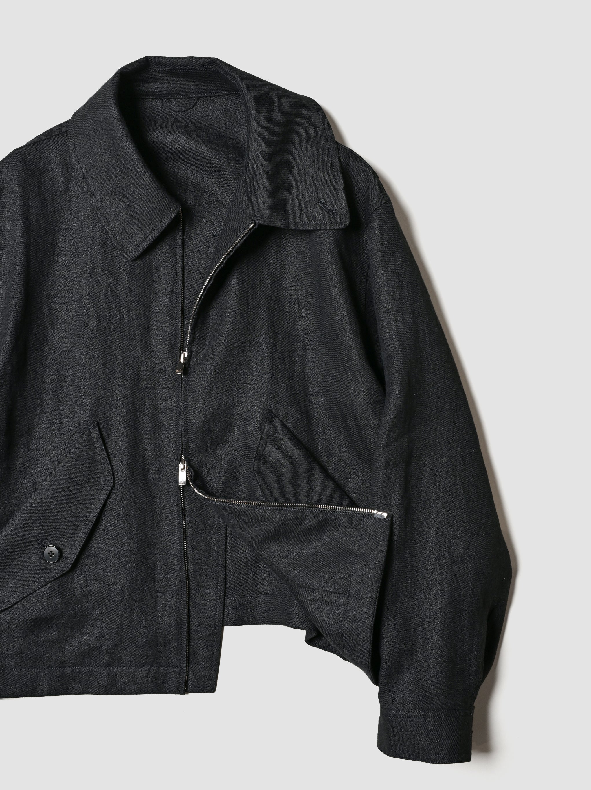 ANTOS. / MILITARY BLOUSON -BLACK