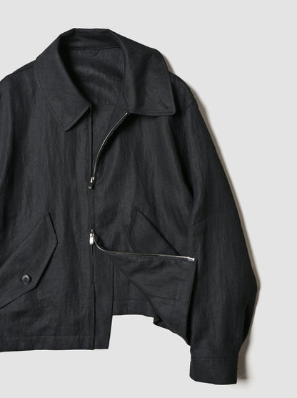 ANTOS. / MILITARY BLOUSON -BLACK
