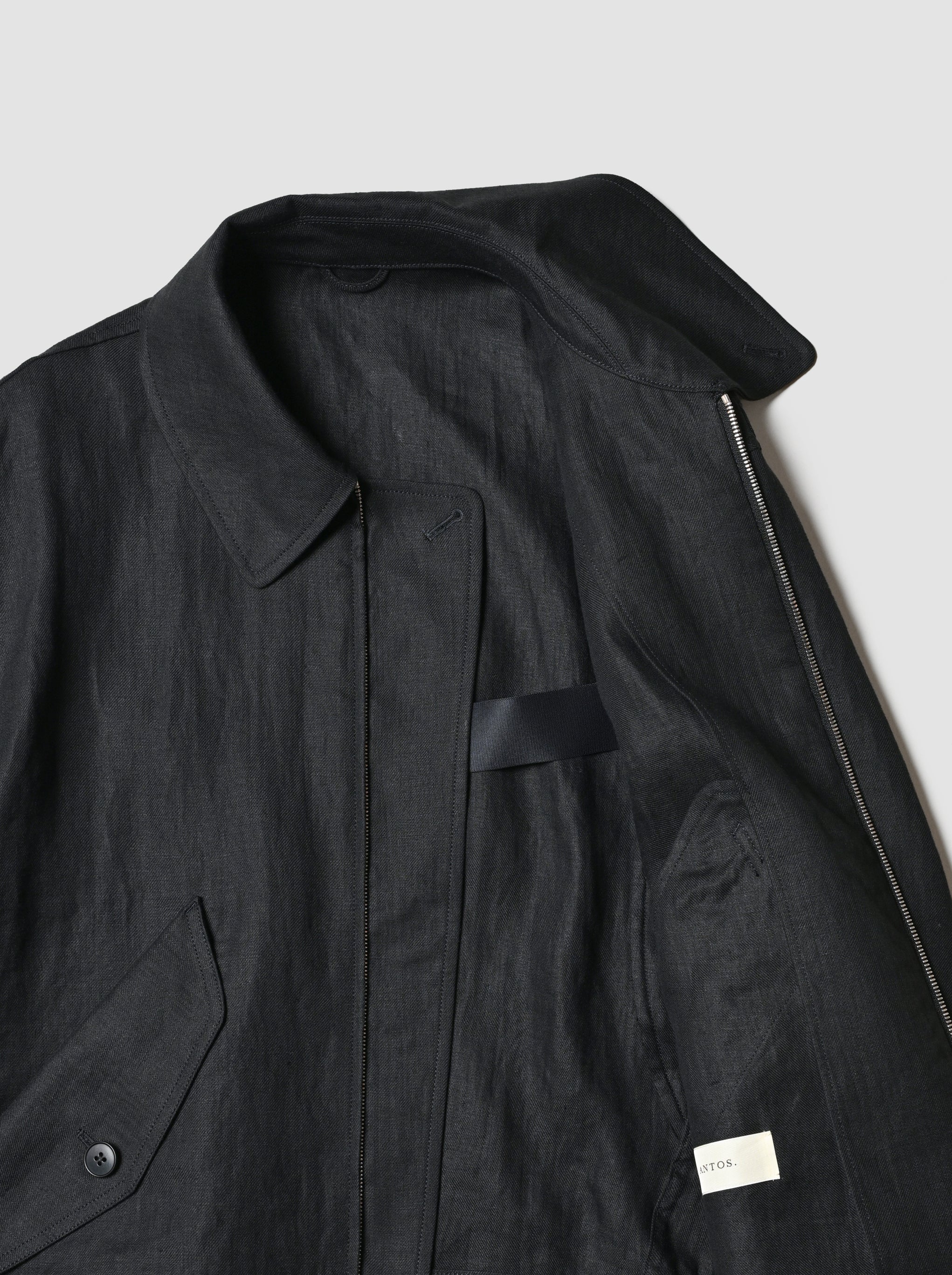 ANTOS. / MILITARY BLOUSON -BLACK