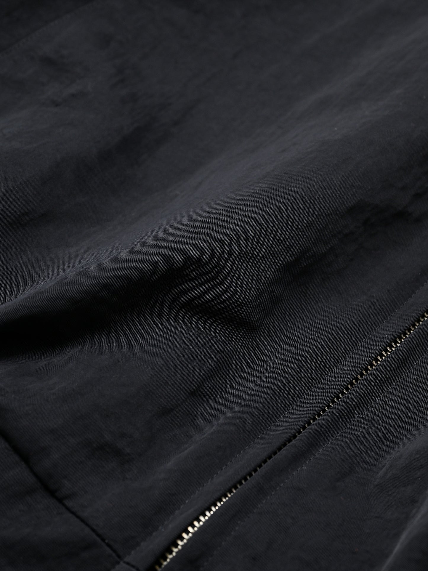 Antwort / LEATHER PIPED BOMBER JACKET -BLACK