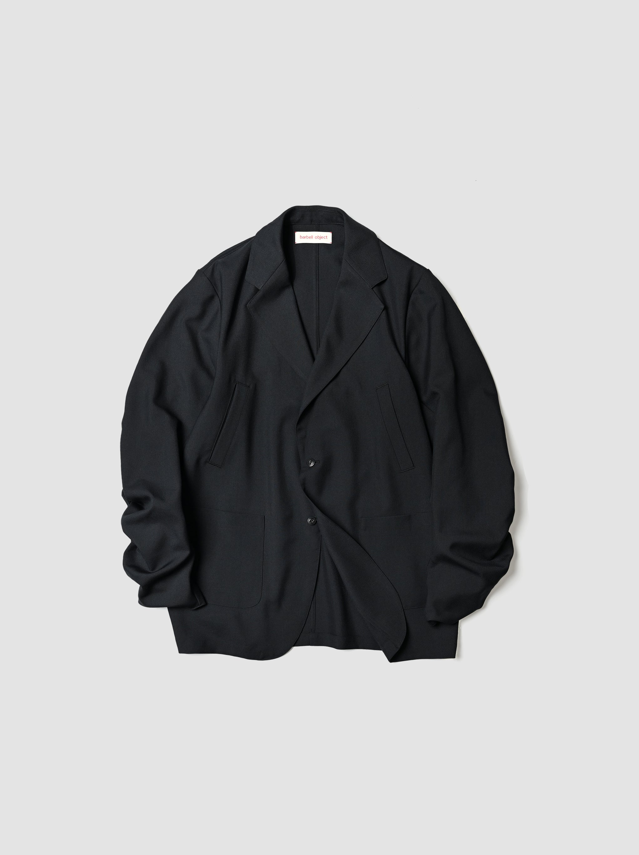 barbell object / unf jkt -BLACK