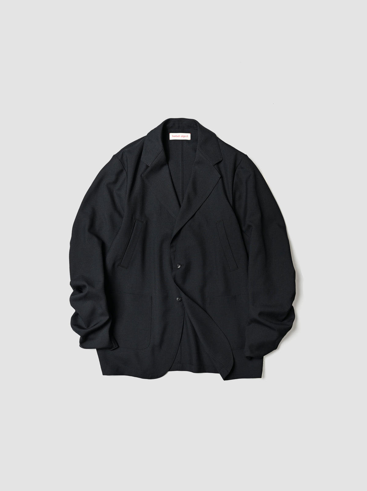 barbell object / unf jkt -BLACK
