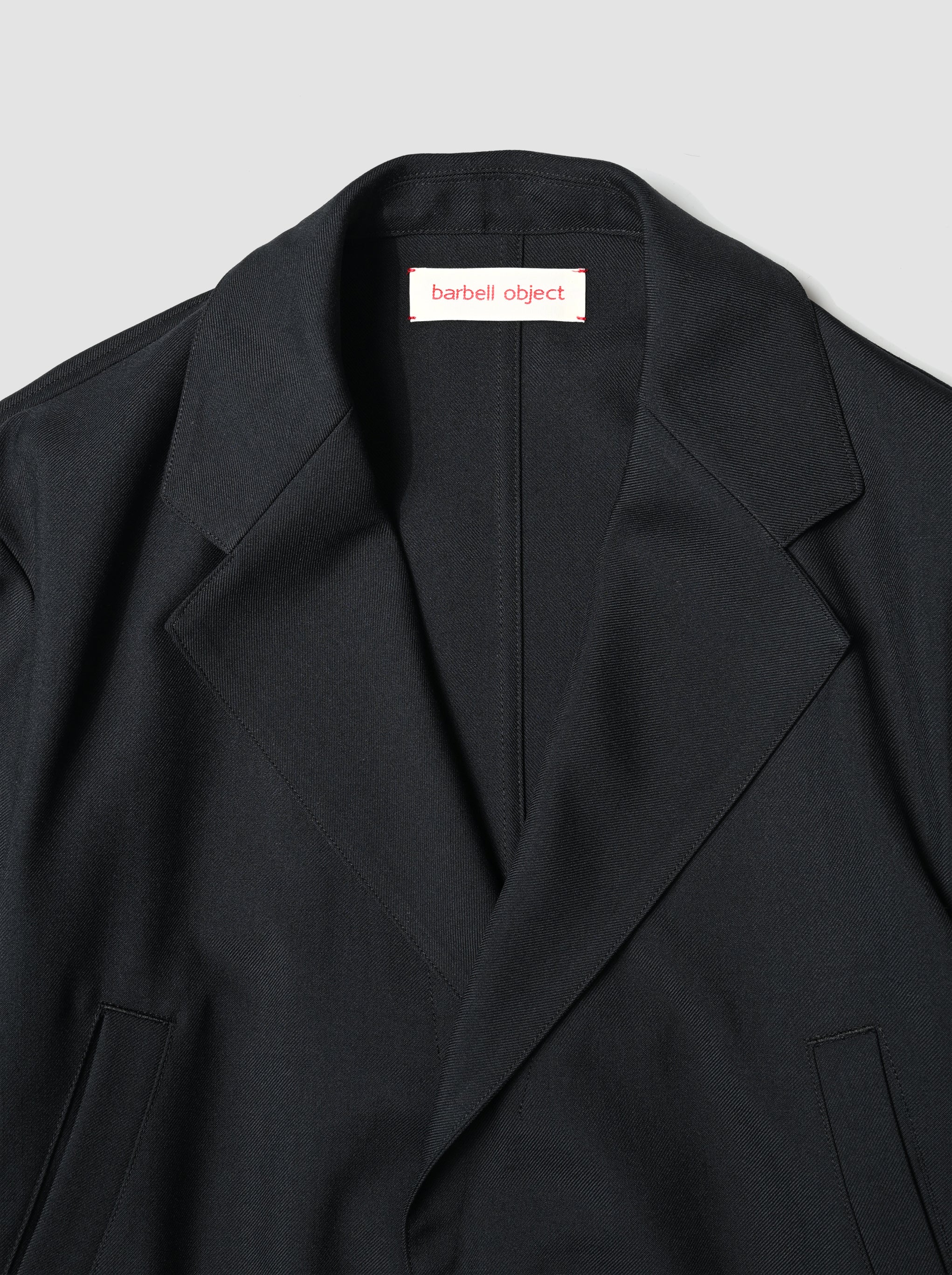 barbell object / unf jkt -BLACK
