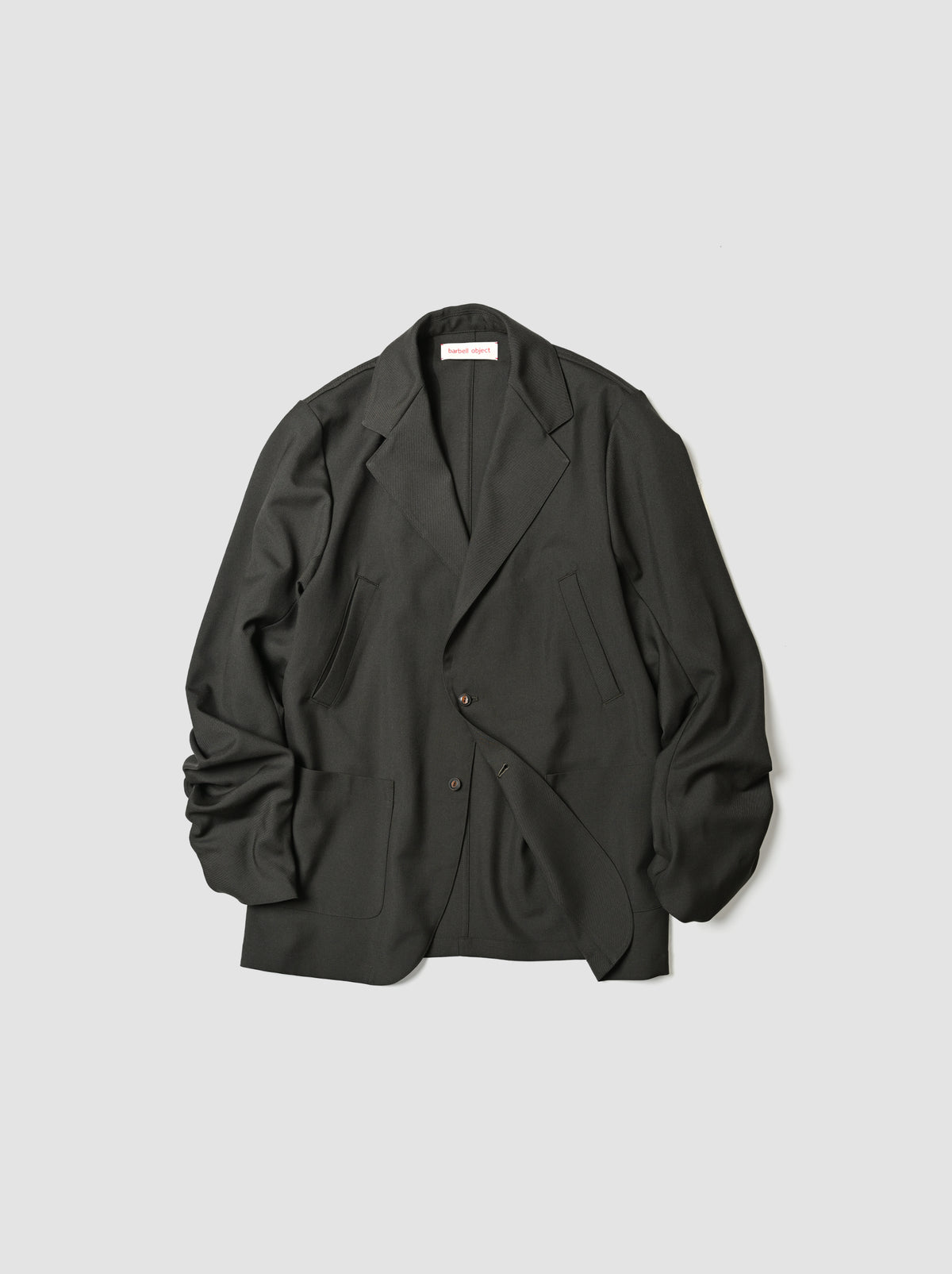barbell object / unf jkt -OLIVE