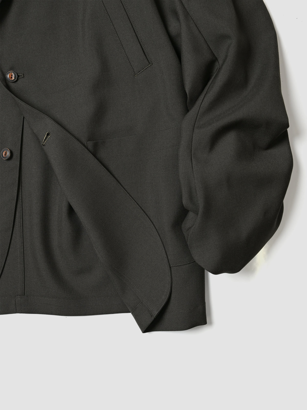 barbell object / unf jkt -OLIVE