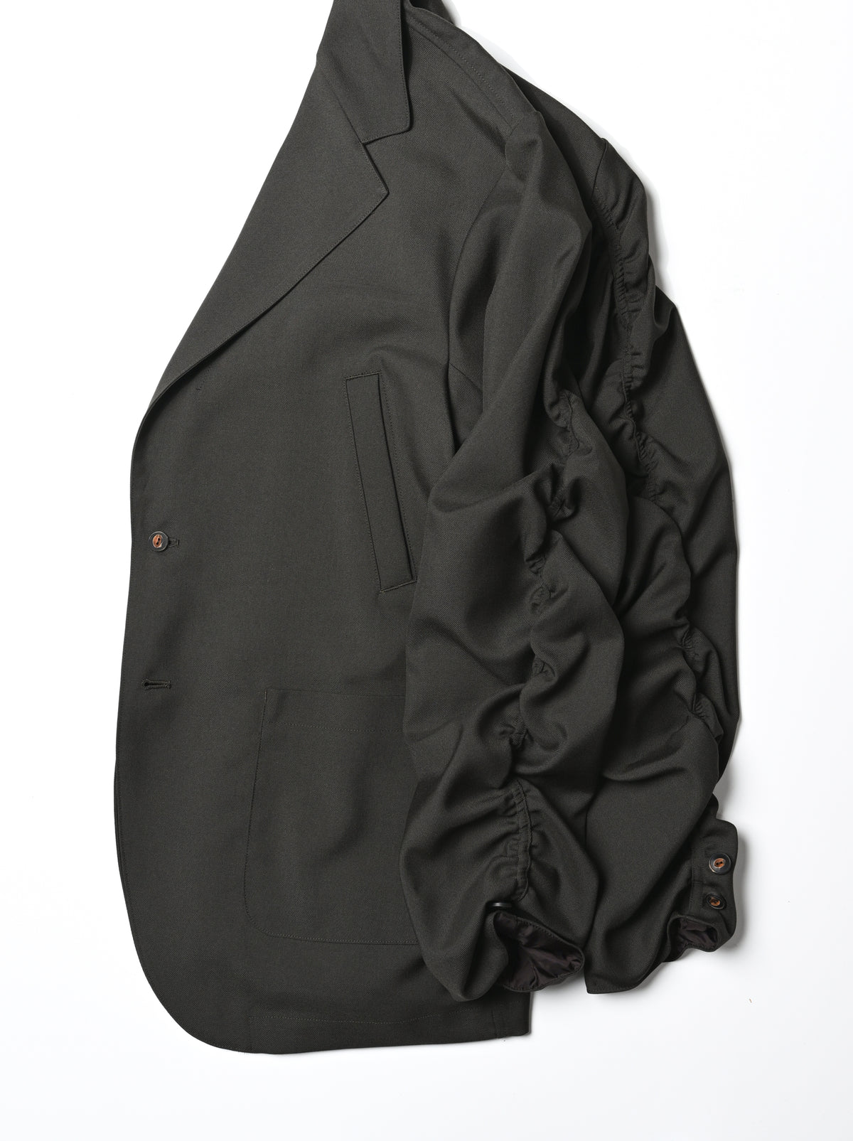 barbell object / unf jkt -OLIVE