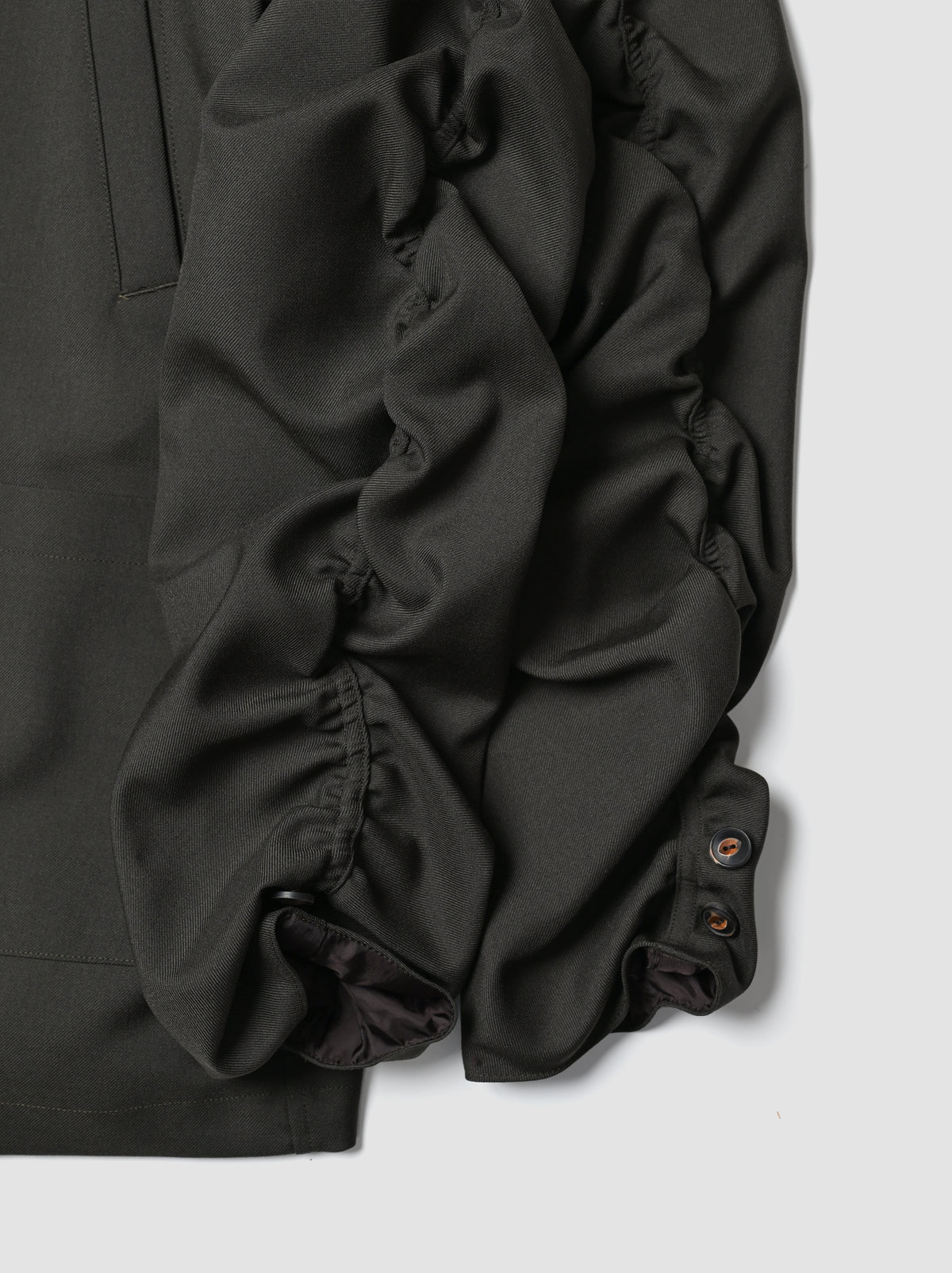 barbell object / unf jkt -OLIVE