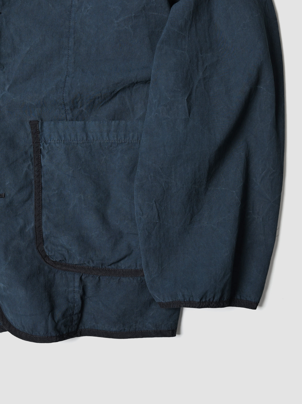 barbell object / piping jkt -NAVY
