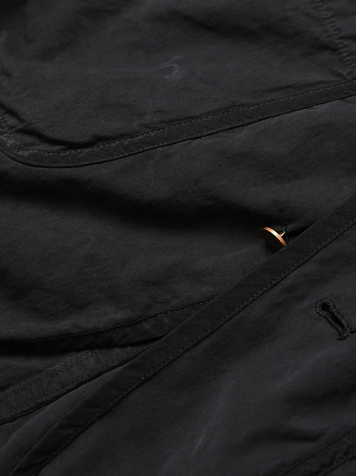 barbell object / piping jkt -BLACK